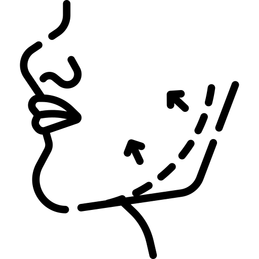 contorno de mandibula
